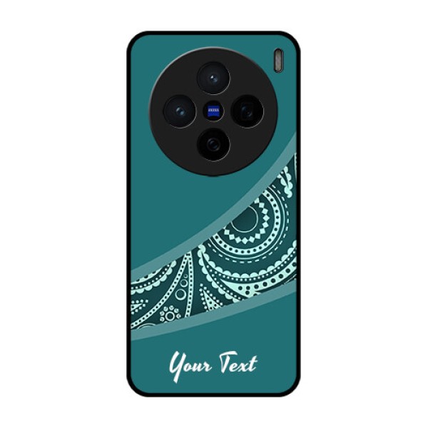 Vivo X200 5G Custom Glass Phone CaseSemi Visible Floral Design Vivo X200 5G Custom Glass Phone CaseSemi Visible Floral Design
