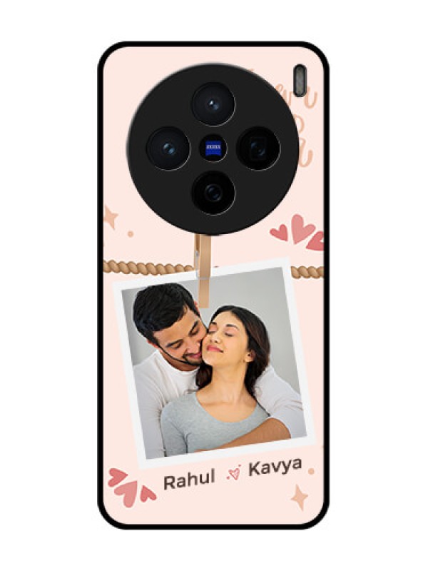 Custom Vivo X200 5G Custom Glass Phone CaseForever And Ever Love Design