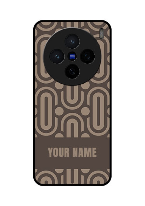 Vivo X200 5G Custom Glass Phone CaseCaptivating Zero Pattern Design