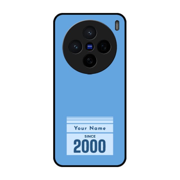 Vivo X200 5G Custom Glass Phone CaseCustom Year Of Birth Design