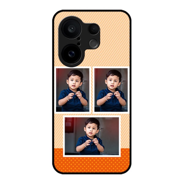 Vivo X200 FE 5G Custom Glass Phone Case - Bulk Photos Upload Design