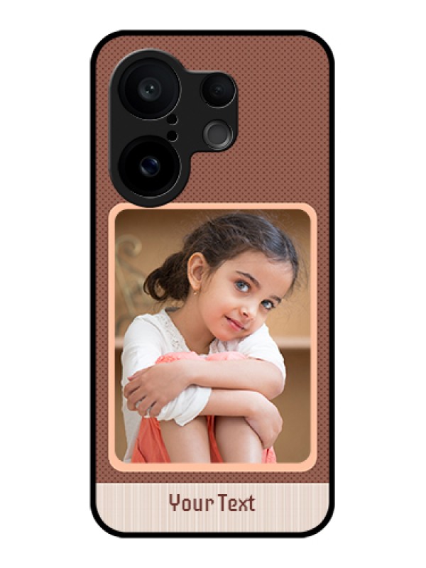 Custom Vivo X200 FE 5G Custom Glass Phone Case - Simple Pic Upload Design