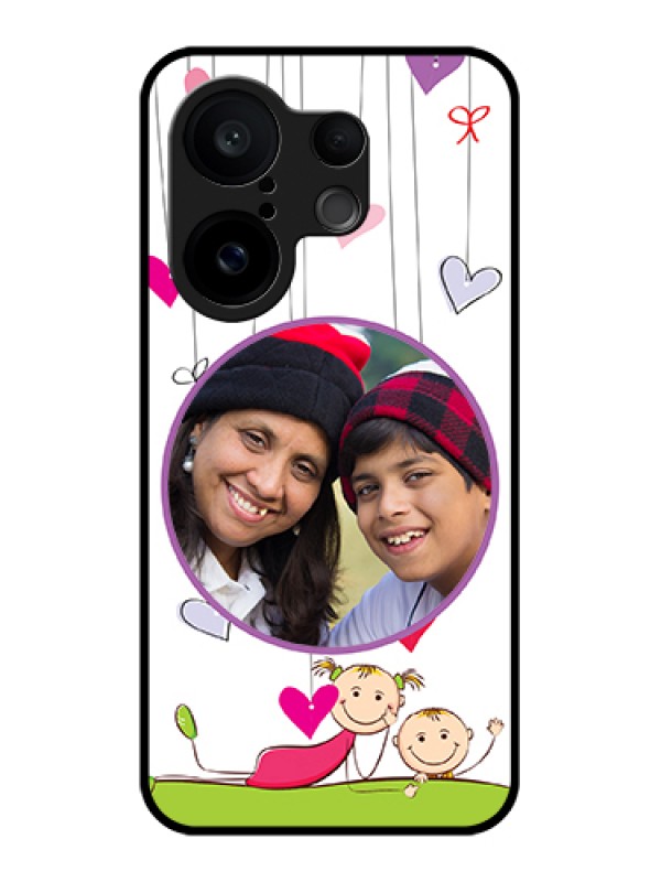 Custom Vivo X200 FE 5G Custom Glass Phone Case - Cute Kids Phone Case Design