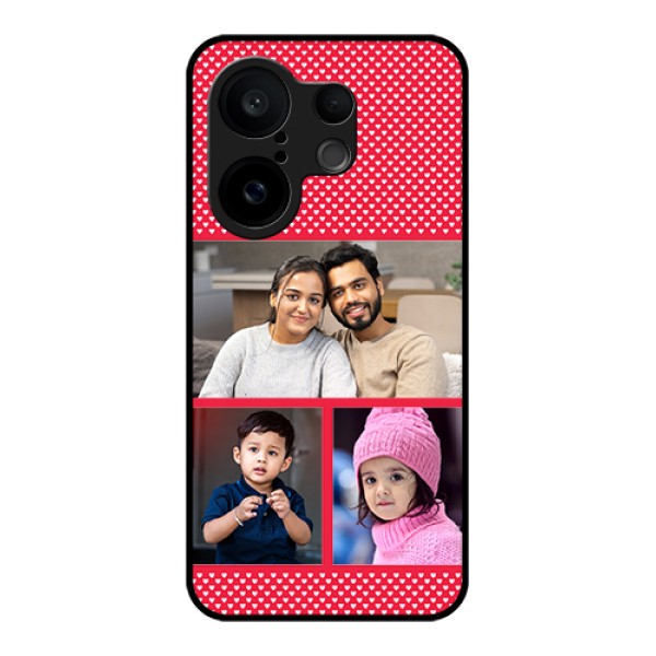 Vivo X200 FE 5G Custom Glass Phone Case - Bulk Photo Upload Design