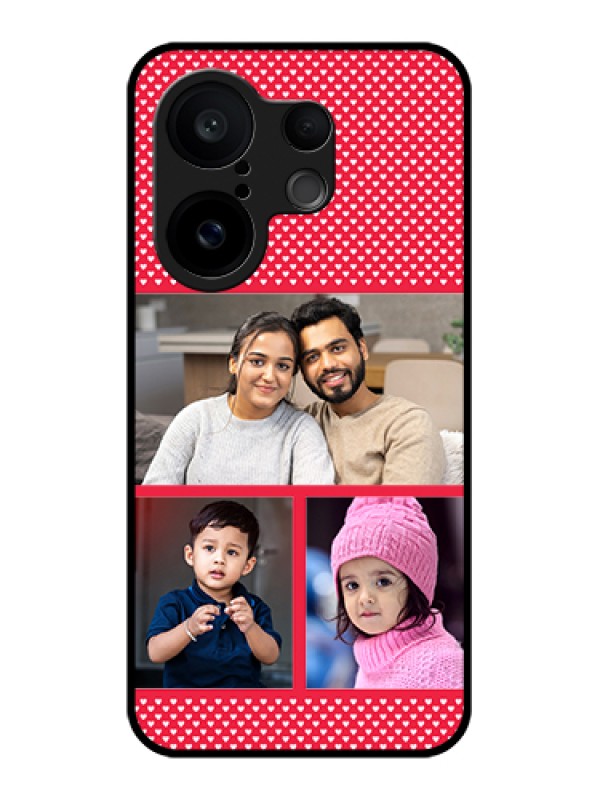 Custom Vivo X200 FE 5G Custom Glass Phone Case - Bulk Photo Upload Design