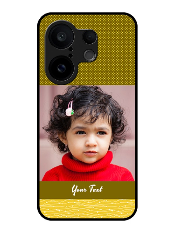 Custom Vivo X200 FE 5G Custom Glass Phone Case - Simple Green Color Design