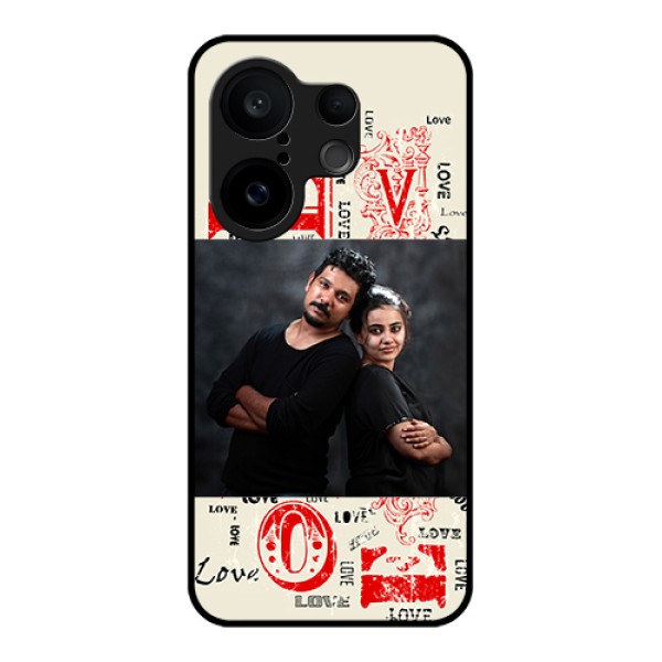 Vivo X200 FE 5G Custom Glass Phone Case - Trendy Love Design Case