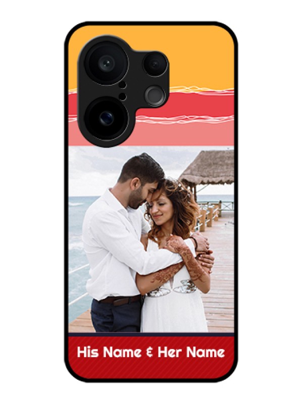 Custom Vivo X200 FE 5G Custom Glass Phone Case - Colorful Case Design