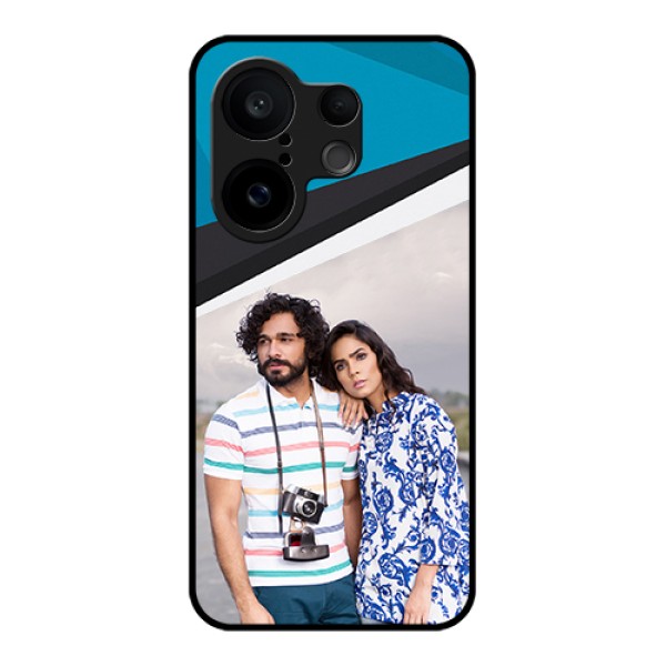 Vivo X200 FE 5G Custom Glass Phone Case - Simple Pattern Photo Upload Design Vivo X200 FE 5G Custom Glass Phone Case - Simple Pattern Photo Upload Design