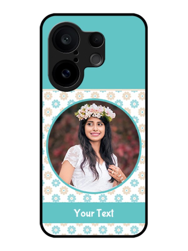 Custom Vivo X200 FE 5G Custom Glass Phone Case - Beautiful Flowers Design