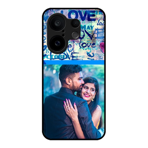 Vivo X200 FE 5G Custom Glass Phone Case - Colorful Love Design