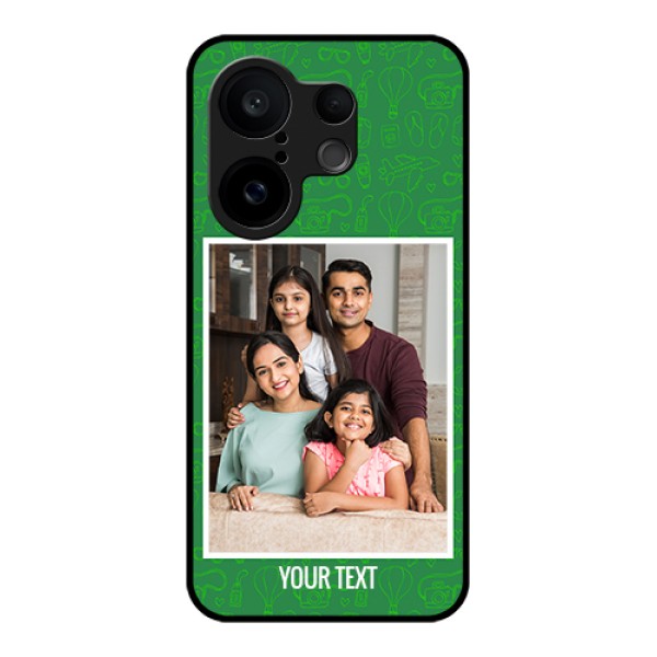 Vivo X200 FE 5G Custom Glass Phone Case - Picture Upload Design