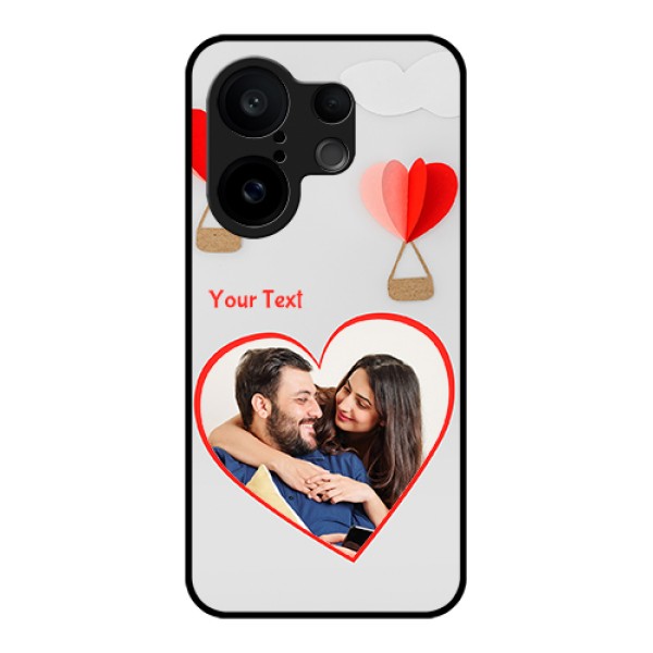 Vivo X200 FE 5G Custom Glass Phone Case - Parachute Love Design