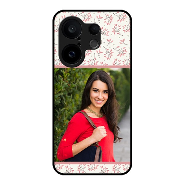 Vivo X200 FE 5G Custom Glass Phone Case - Stunning Floral Design
