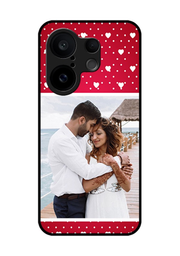 Vivo X200 FE 5G Custom Glass Phone Case - Hearts Mobile Case Design