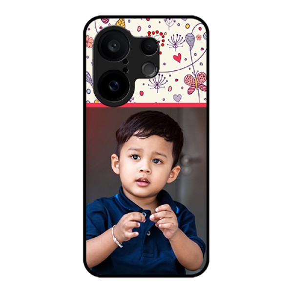 Vivo X200 FE 5G Custom Glass Phone Case - Premium Floral Design