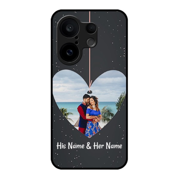 Vivo X200 FE 5G Custom Glass Phone Case - Hanging Heart Design