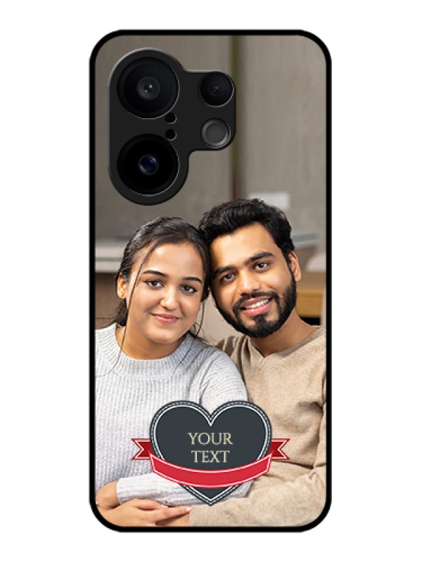 Custom Vivo X200 FE 5G Custom Glass Phone Case - Just Married Couple Design