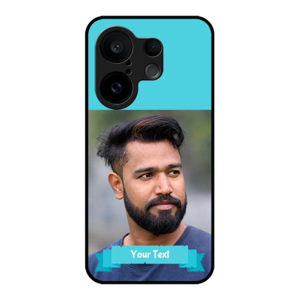 Vivo X200 FE 5G Custom Glass Phone Case - Blue Color Design