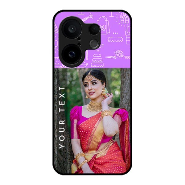 Vivo X200 FE 5G Custom Glass Phone Case - Birthday Icons Design