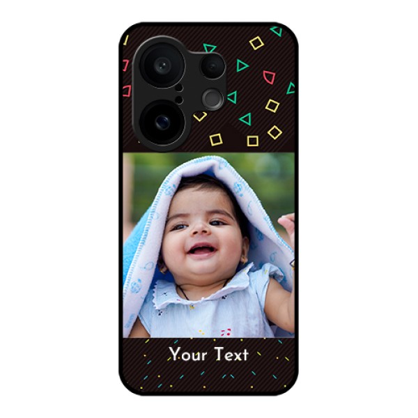 Vivo X200 FE 5G Custom Glass Phone Case - With Confetti Birthday Design Vivo X200 FE 5G Custom Glass Phone Case - With Confetti Birthday Design
