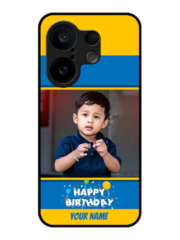 Custom Vivo X200 FE 5G Custom Glass Phone Case - Birthday Wishes Design