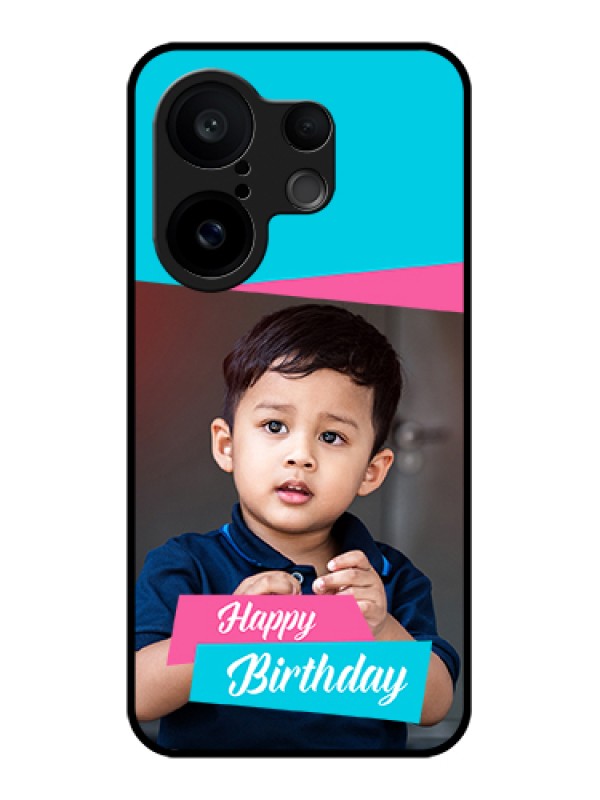 Custom Vivo X200 FE 5G Custom Glass Phone Case - Image Holder With 2 Color Design