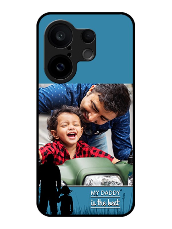 Custom Vivo X200 FE 5G Custom Glass Phone Case - Best Dad Design