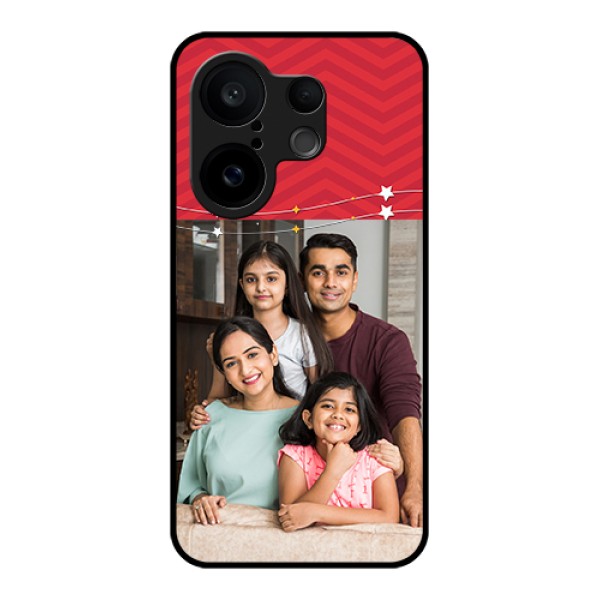 Vivo X200 FE 5G Custom Glass Phone Case - Happy Family Design