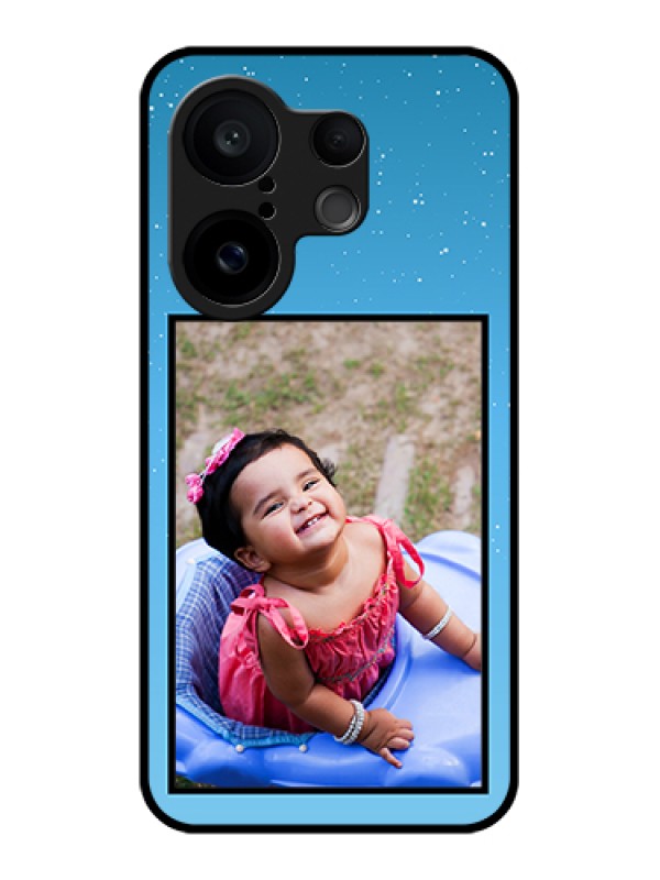 Custom Vivo X200 FE 5G Custom Glass Phone Case - Wave Pattern Colorful Design