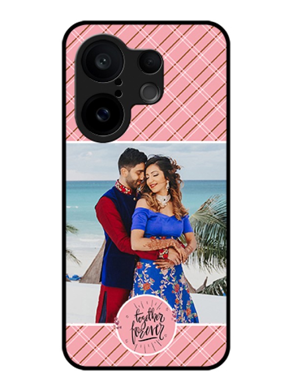 Custom Vivo X200 FE 5G Custom Glass Phone Case - Together Forever Design