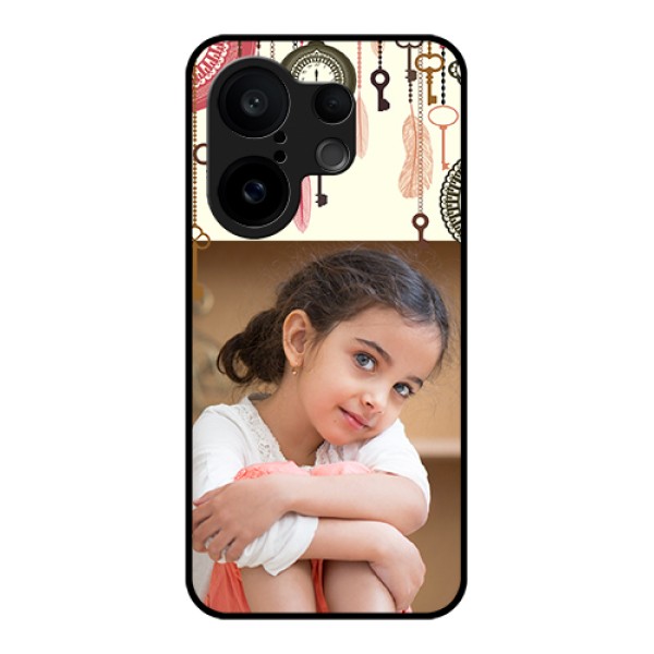 Vivo X200 FE 5G Custom Glass Phone Case - Boho Style Design