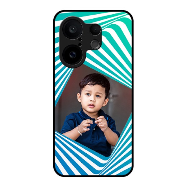 Vivo X200 FE 5G Custom Glass Phone Case - Abstract Spiral Design