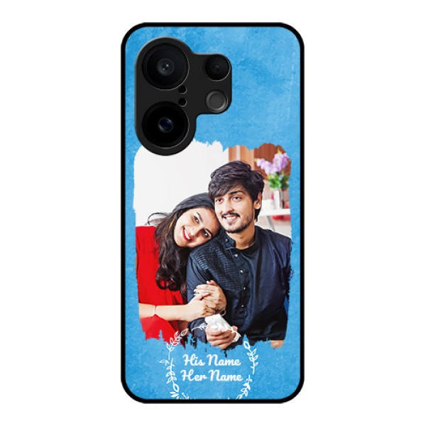 Vivo X200 FE 5G Custom Glass Phone Case - Blue Color Vintage Design