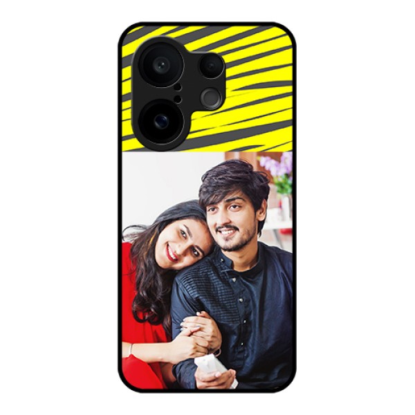 Vivo X200 FE 5G Custom Glass Phone Case - Yellow Abstract Design