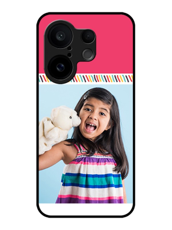 Custom Vivo X200 FE 5G Custom Glass Phone Case - Line Art Design