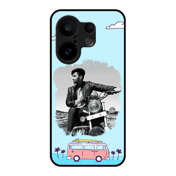 Vivo X200 FE 5G Custom Glass Phone Case - Travel & Adventure Design