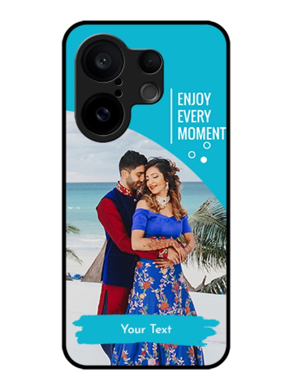 Custom Vivo X200 FE 5G Custom Glass Phone Case - Happy Moment Design