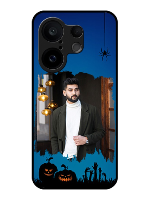 Custom Vivo X200 FE 5G Custom Glass Phone Case - With Pro Halloween Design