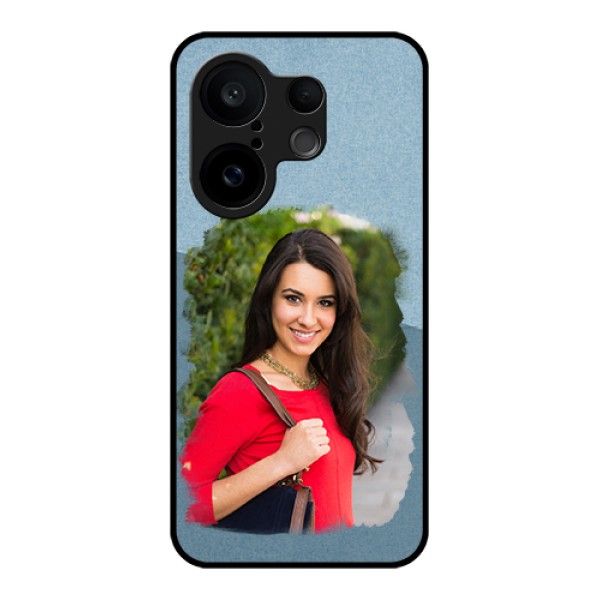 Vivo X200 FE 5G Custom Glass Phone Case - Grunge Line Art Design