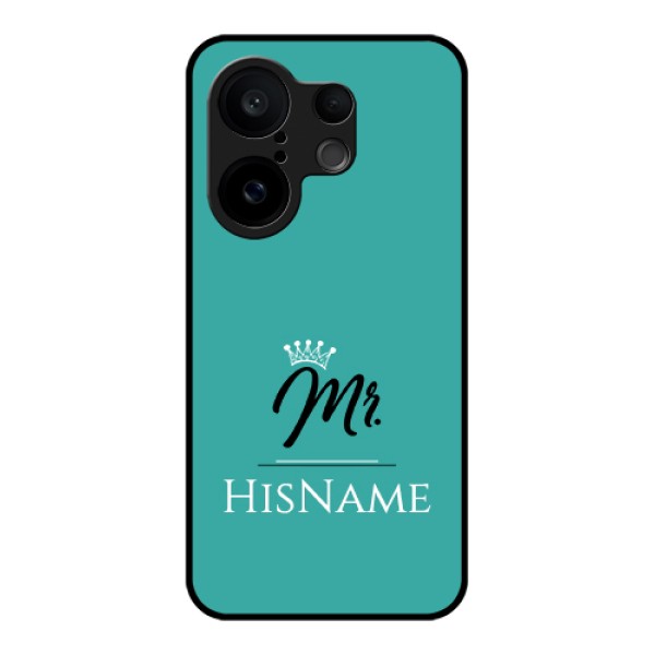 Vivo X200 FE 5G Custom Glass Phone Case - Mr With Name Design