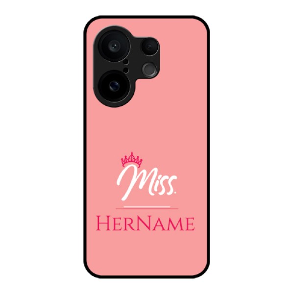 Vivo X200 FE 5G Custom Glass Phone Case - Mrs With Name Design