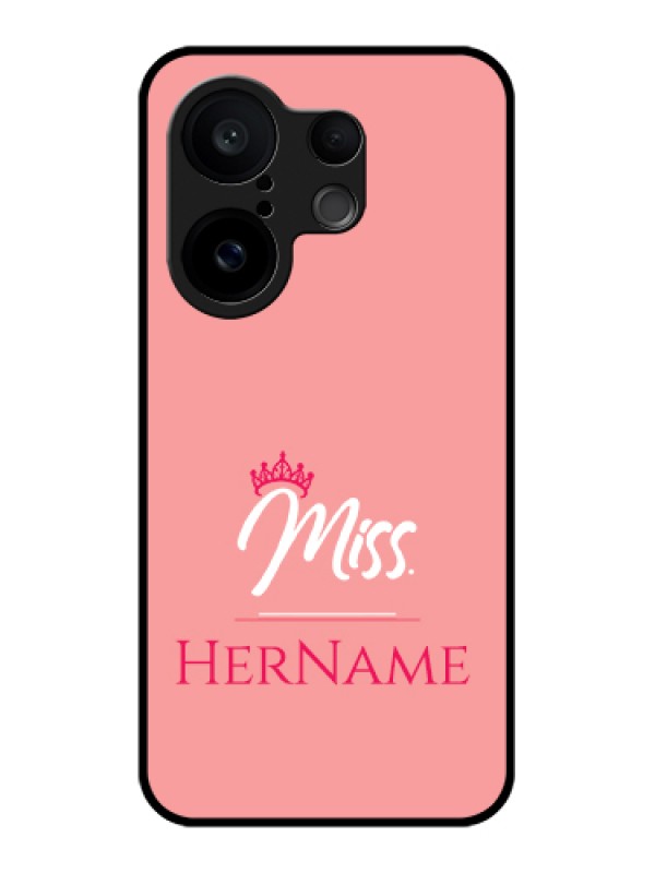Custom Vivo X200 FE 5G Custom Glass Phone Case - Mrs With Name Design