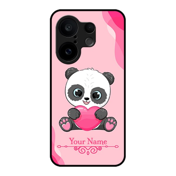 Vivo X200 FE 5G Custom Glass Phone Case - Cute Panda Design