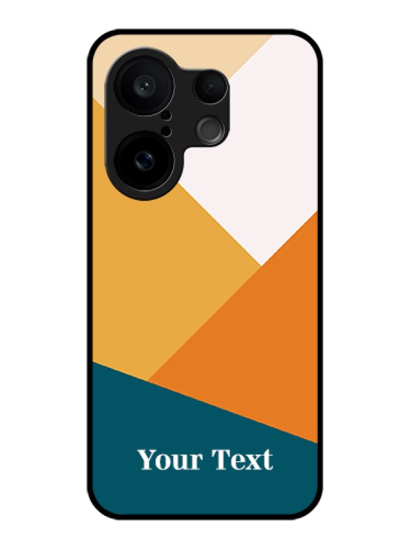 Custom Vivo X200 FE 5G Custom Glass Phone Case - Stacked Multi - Colour Design