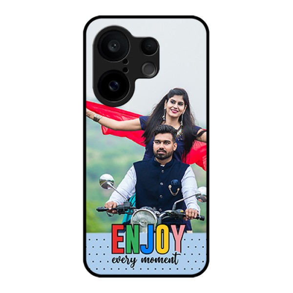 Vivo X200 FE 5G Custom Glass Phone Case - Enjoy Every Moment Design