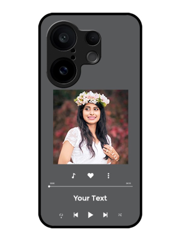 Custom Vivo X200 FE 5G Custom Glass Phone Case - Play The Music Design