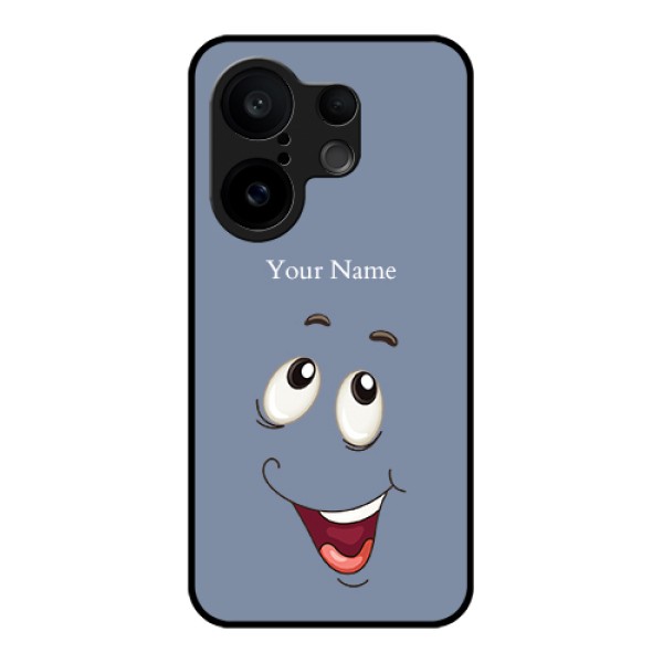 Vivo X200 FE 5G Custom Glass Phone Case - Laughing Cartoon Face Design