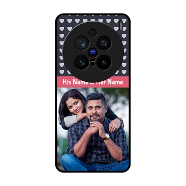Vivo X200 Pro 5G Custom Glass Phone CaseLove Symbols Design