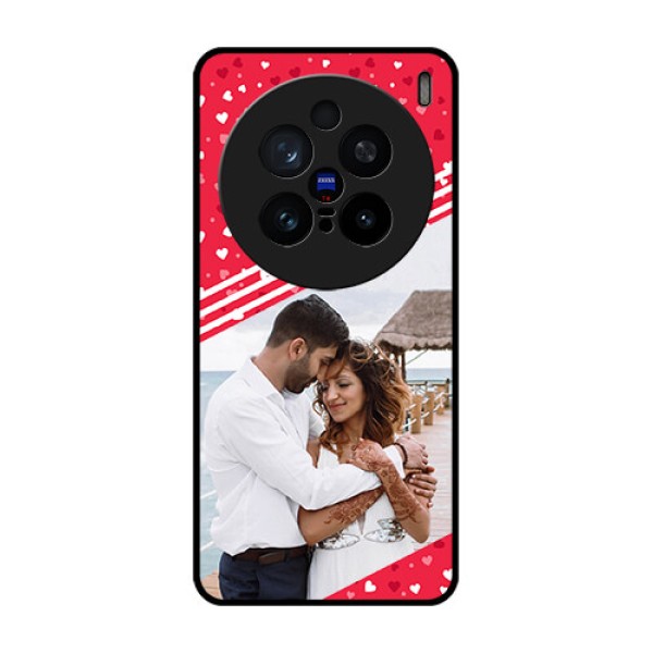 Vivo X200 Pro 5G Custom Glass Phone CaseValentines Gift Design